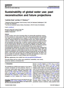 Sustainability of global water use: past reconstruction and future projections