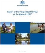 Report of the Independent Review of the Commonwealth Water Act 2007