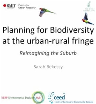 Presentation – Planning for biodiversity at the urban-rural fringe