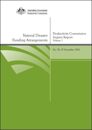 Productivity Commission Natural Disaster Funding Inquiry Report