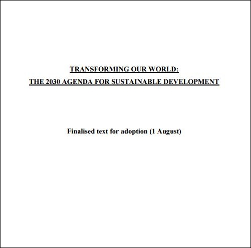Urban goals and targets in the 2030 Agenda for Sustainable Development